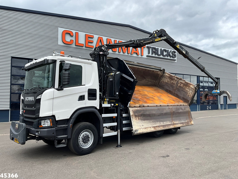 Scania G 410 6x6 Euro 6 Palfinger 17 Tonmeter Z-kraan - 덤프트럭, 크레인 트럭 : 사진 2 Scania G 410 6x6 Euro 6 Palfinger 17 Tonmeter Z-kraan - 덤프트럭, 크레인 트럭 : 사진 2