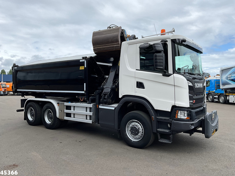 Scania G 410 6x6 Euro 6 Palfinger 17 Tonmeter Z-kraan - 덤프트럭, 크레인 트럭 : 사진 4 Scania G 410 6x6 Euro 6 Palfinger 17 Tonmeter Z-kraan - 덤프트럭, 크레인 트럭 : 사진 4