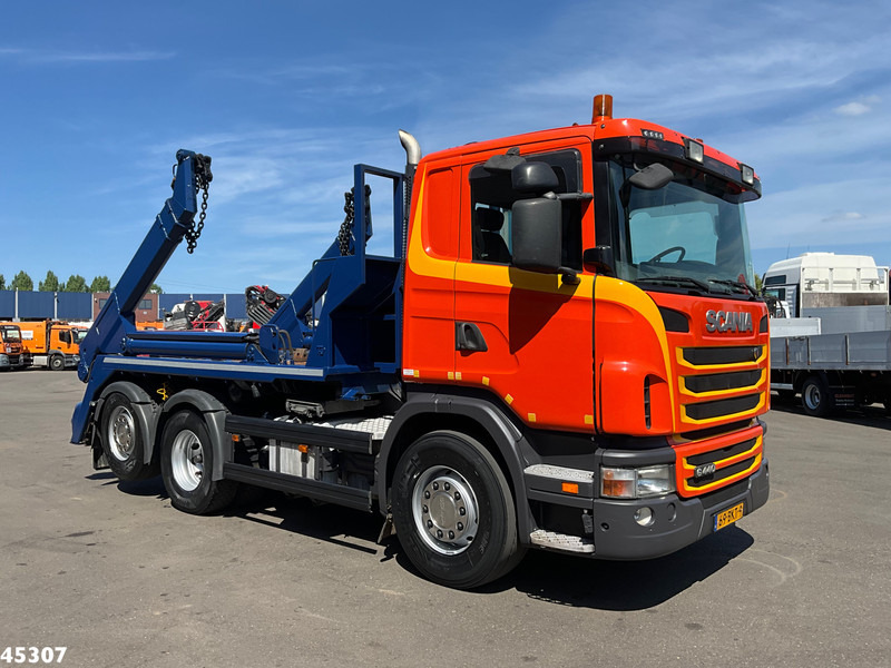 Scania G 440 6x2 Meiller 16 Tons portaalarmsysteem - 스킵 로더 트럭 : 사진 4 Scania G 440 6x2 Meiller 16 Tons portaalarmsysteem - 스킵 로더 트럭 : 사진 4