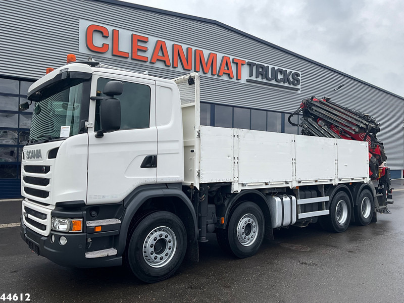 Scania G 450 8x4 Euro 6 Fassi 66 Tonmeter laadkraan + Fly-jib Just 176.555 Km! - 크레인 트럭 : 사진 2 Scania G 450 8x4 Euro 6 Fassi 66 Tonmeter laadkraan + Fly-jib Just 176.555 Km! - 크레인 트럭 : 사진 2