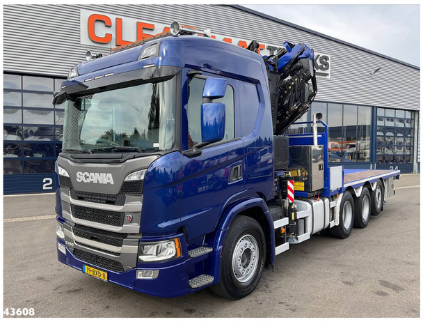 Scania G 450 8x4 Fassi 45 Tonmeter laadkraan + Fly-Jib Just 151.350 km! - 크레인 트럭 : 사진 2 Scania G 450 8x4 Fassi 45 Tonmeter laadkraan + Fly-Jib Just 151.350 km! - 크레인 트럭 : 사진 2