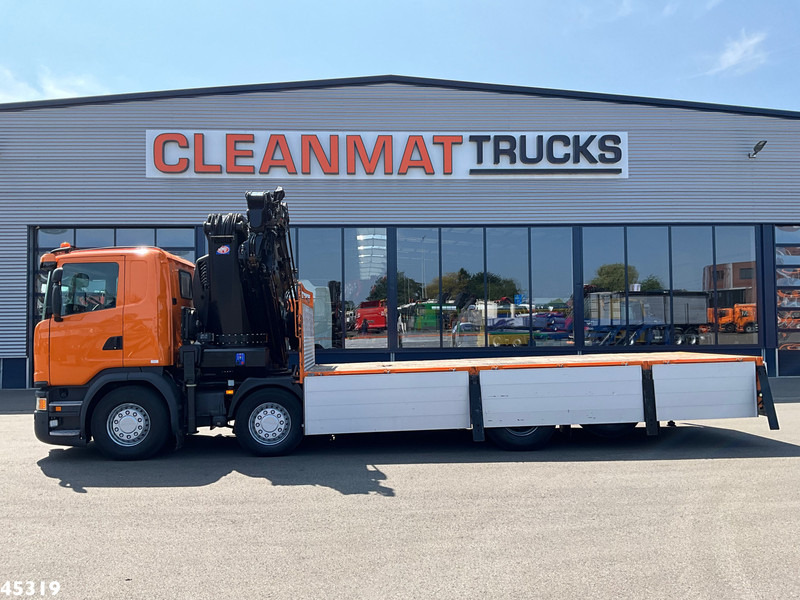 Scania G 450 Euro 6 HMF 60 Tonmeter laadkraan + Fly-Jib - 크레인 트럭 : 사진 4 Scania G 450 Euro 6 HMF 60 Tonmeter laadkraan + Fly-Jib - 크레인 트럭 : 사진 4