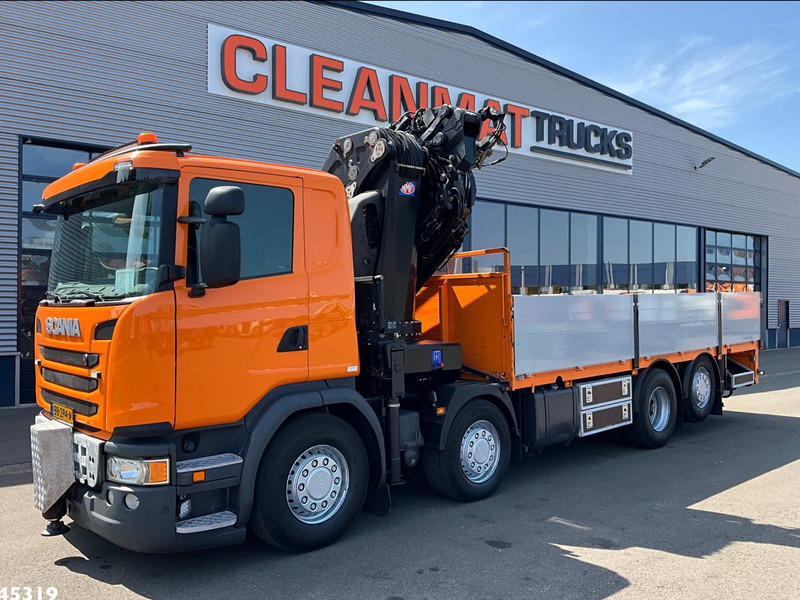Scania G 450 Euro 6 HMF 60 Tonmeter laadkraan + Fly-Jib - 크레인 트럭 : 사진 2 Scania G 450 Euro 6 HMF 60 Tonmeter laadkraan + Fly-Jib - 크레인 트럭 : 사진 2