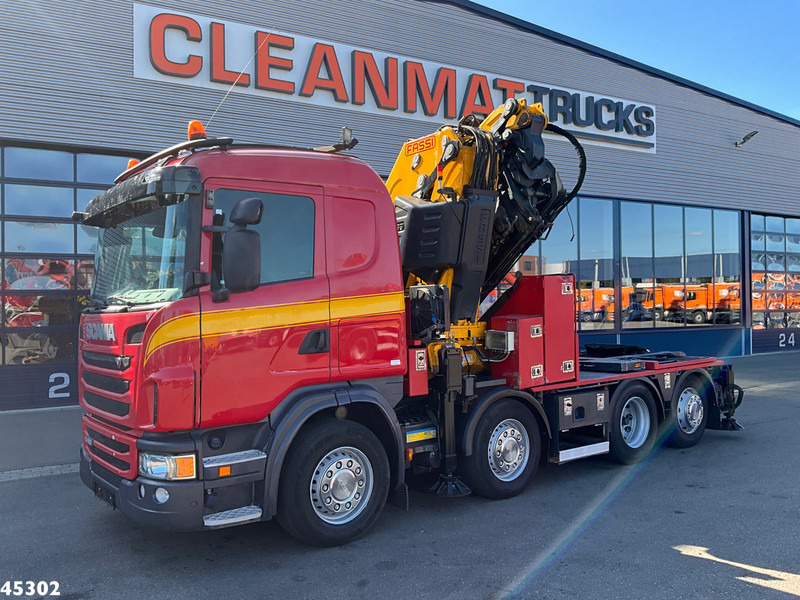 Scania G 480 8x2 Fassi 95 Tonmeter ladkraan + Fly-Jib - 크레인 트럭 : 사진 2 Scania G 480 8x2 Fassi 95 Tonmeter ladkraan + Fly-Jib - 크레인 트럭 : 사진 2