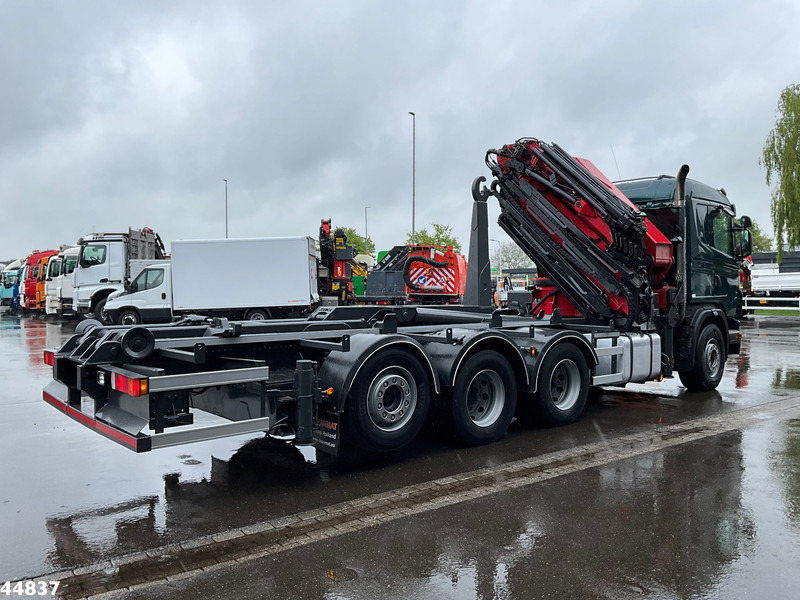 Scania G480 8x4 HMF 60 Tonmeter laadkraan + Fly-jib - 후크 리프트 트럭, 크레인 트럭 : 사진 5 Scania G480 8x4 HMF 60 Tonmeter laadkraan + Fly-jib - 후크 리프트 트럭, 크레인 트럭 : 사진 5