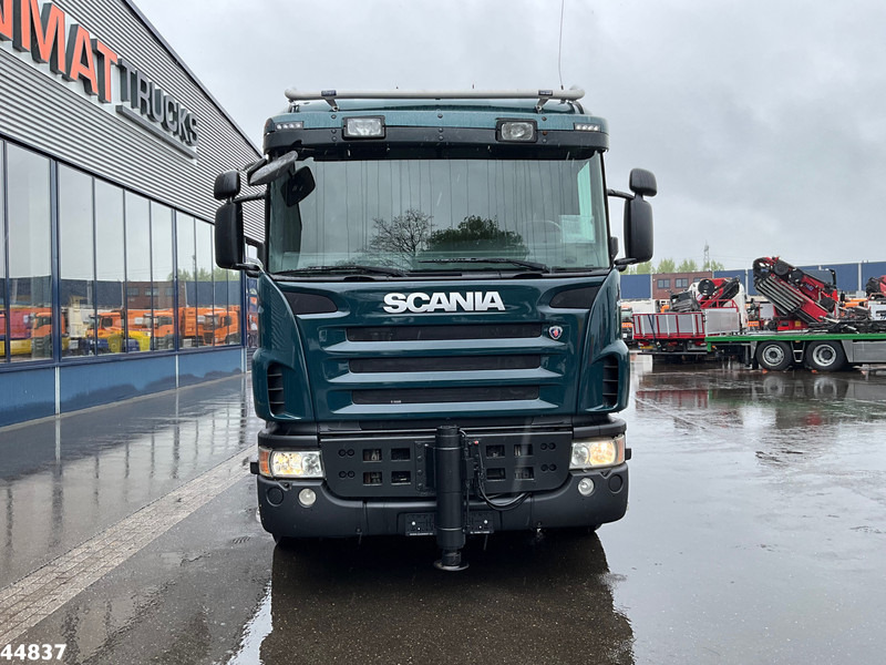 Scania G480 8x4 HMF 60 Tonmeter laadkraan + Fly-jib - 후크 리프트 트럭, 크레인 트럭 : 사진 4 Scania G480 8x4 HMF 60 Tonmeter laadkraan + Fly-jib - 후크 리프트 트럭, 크레인 트럭 : 사진 4