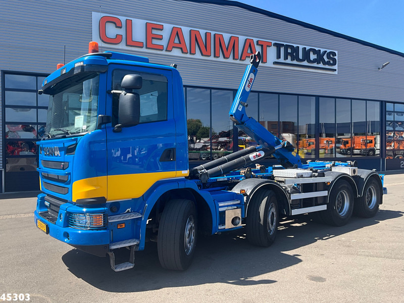 Scania G490 8x4 Euro 6 Hyva 30 Ton haakarmsysteem - 후크 리프트 트럭 : 사진 1 Scania G490 8x4 Euro 6 Hyva 30 Ton haakarmsysteem - 후크 리프트 트럭 : 사진 1