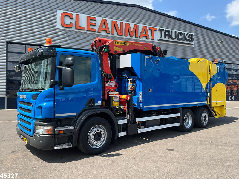 Scania P 280 Geesink / VSA Palfinger 23 Tonmeter laadkraan - 쓰레기차 : 사진 2 Scania P 280 Geesink / VSA Palfinger 23 Tonmeter laadkraan - 쓰레기차 : 사진 2