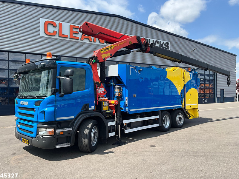 Scania P 280 Geesink / VSA Palfinger 23 Tonmeter laadkraan - 쓰레기차 : 사진 1 Scania P 280 Geesink / VSA Palfinger 23 Tonmeter laadkraan - 쓰레기차 : 사진 1