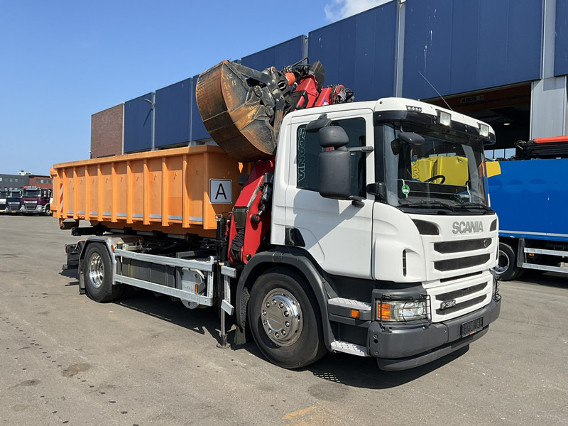 Scania P 320 HMF 12 Tonmeter Z-kraan + Kipper 11m³ - 덤프트럭, 크레인 트럭 : 사진 5 Scania P 320 HMF 12 Tonmeter Z-kraan + Kipper 11m³ - 덤프트럭, 크레인 트럭 : 사진 5