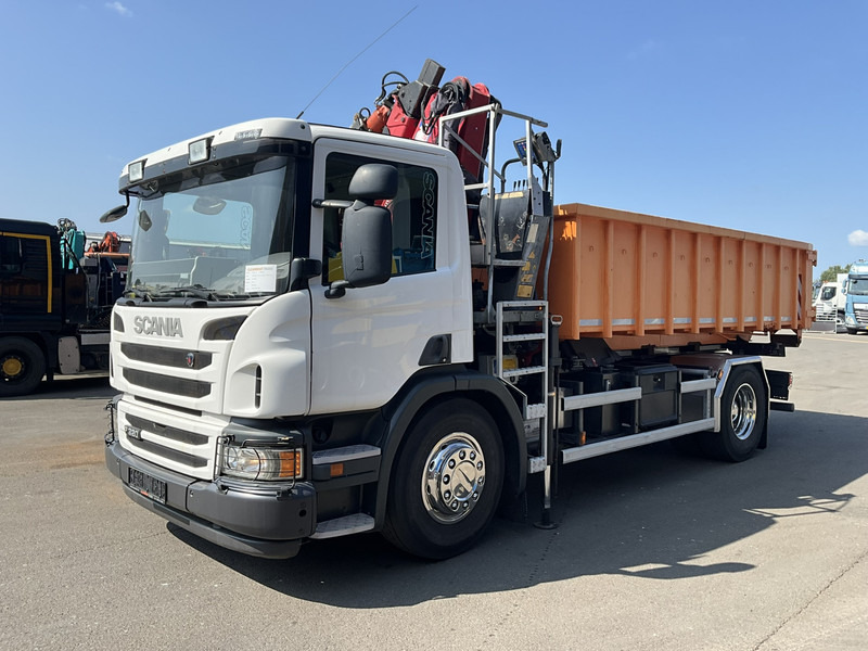 Scania P 320 HMF 12 Tonmeter Z-kraan + Kipper 11m³ - 덤프트럭, 크레인 트럭 : 사진 3 Scania P 320 HMF 12 Tonmeter Z-kraan + Kipper 11m³ - 덤프트럭, 크레인 트럭 : 사진 3
