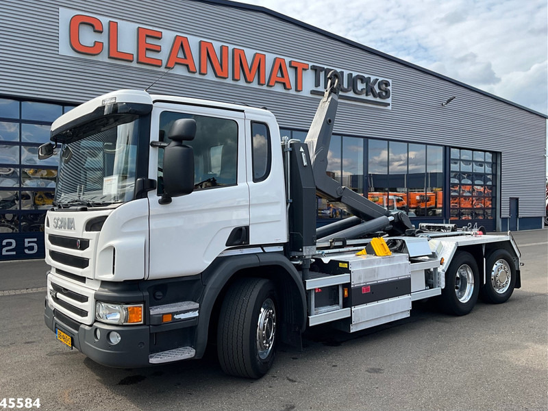 Scania P 340 Euro 6 CNG 21 Ton haakarmsysteem Just 140.611 km! - 후크 리프트 트럭 : 사진 1 Scania P 340 Euro 6 CNG 21 Ton haakarmsysteem Just 140.611 km! - 후크 리프트 트럭 : 사진 1