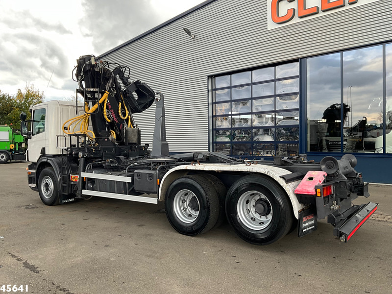 Scania P 380 Terex 14 Tonmeter laadkraan met Poliepgrijper! - 후크 리프트 트럭, 크레인 트럭 : 사진 3 Scania P 380 Terex 14 Tonmeter laadkraan met Poliepgrijper! - 후크 리프트 트럭, 크레인 트럭 : 사진 3