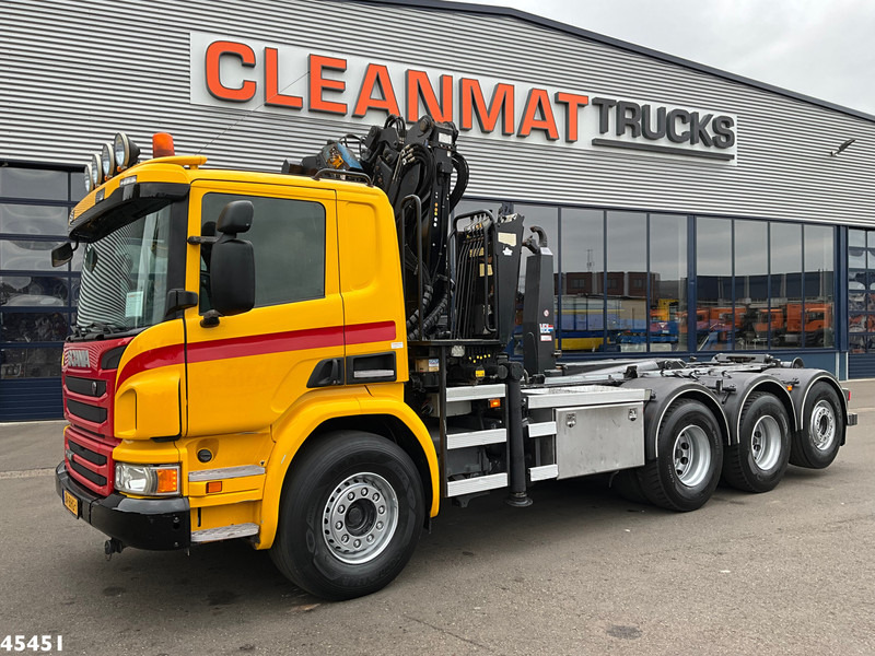 Scania P 410 8x4 Euro 6 Palfinger 14 Tonmeter Z-kraan - 후크 리프트 트럭, 크레인 트럭 : 사진 2 Scania P 410 8x4 Euro 6 Palfinger 14 Tonmeter Z-kraan - 후크 리프트 트럭, 크레인 트럭 : 사진 2