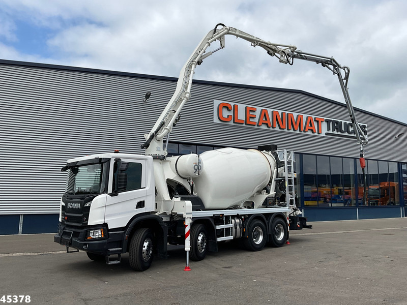 Scania P 450 XT 8x4 Euro 6 Retarder CIFA 7m³ Mixer + Pumi Pump 25 m³ NEW & UNUSED! - 콘크리트 펌프 트럭 : 사진 1 Scania P 450 XT 8x4 Euro 6 Retarder CIFA 7m³ Mixer + Pumi Pump 25 m³ NEW & UNUSED! - 콘크리트 펌프 트럭 : 사진 1