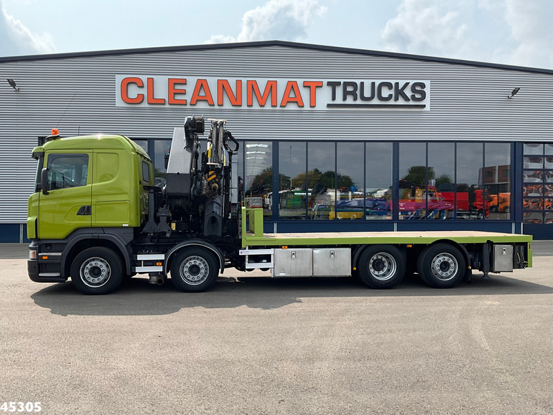 Scania R 420 8x2 manual Palfinger 85 Tonmeter laadkraan + Fly-Jib - 크레인 트럭 : 사진 3 Scania R 420 8x2 manual Palfinger 85 Tonmeter laadkraan + Fly-Jib - 크레인 트럭 : 사진 3