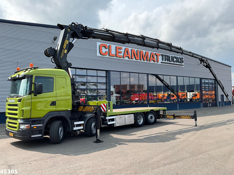 Scania R 420 8x2 manual Palfinger 85 Tonmeter laadkraan + Fly-Jib - 크레인 트럭 : 사진 1 Scania R 420 8x2 manual Palfinger 85 Tonmeter laadkraan + Fly-Jib - 크레인 트럭 : 사진 1