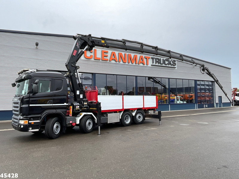 Scania R 480 8x2 Retarder Hiab 47 Tonmeter laadkraan + Fly-Jib! Just 242.931 km! - 크레인 트럭 : 사진 1 Scania R 480 8x2 Retarder Hiab 47 Tonmeter laadkraan + Fly-Jib! Just 242.931 km! - 크레인 트럭 : 사진 1