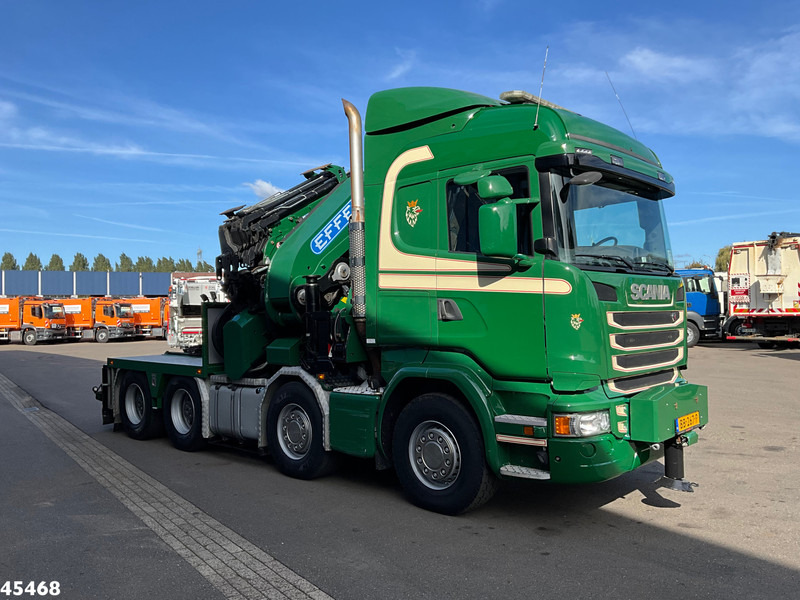 Scania R 490 8x4 Euro 6 Effer 140 Tonmeter laadkraan + Fly-Jib Just 283.508 km - 크레인 트럭 : 사진 5 Scania R 490 8x4 Euro 6 Effer 140 Tonmeter laadkraan + Fly-Jib Just 283.508 km - 크레인 트럭 : 사진 5