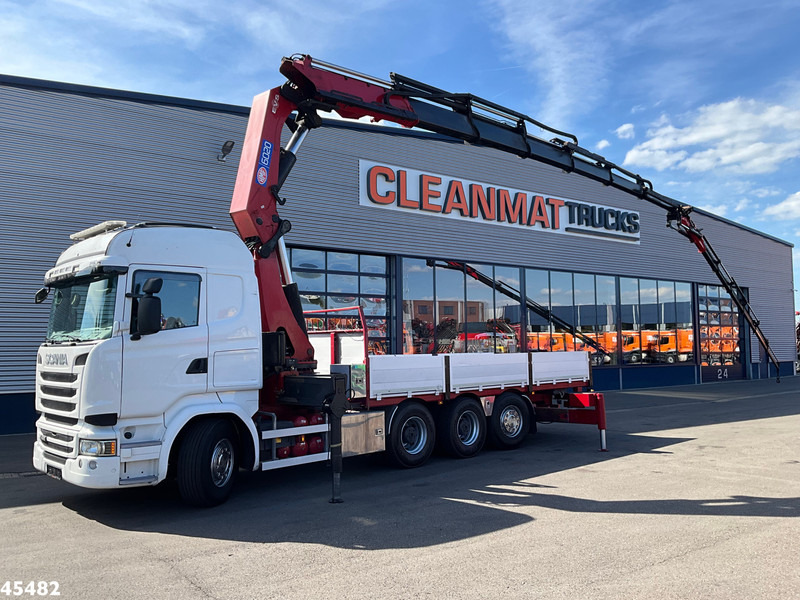 Scania R 490 8x4 Euro 6 Retarder HMF 60 Tonmeter laadkraan + Fly-Jib - 크레인 트럭 : 사진 1 Scania R 490 8x4 Euro 6 Retarder HMF 60 Tonmeter laadkraan + Fly-Jib - 크레인 트럭 : 사진 1
