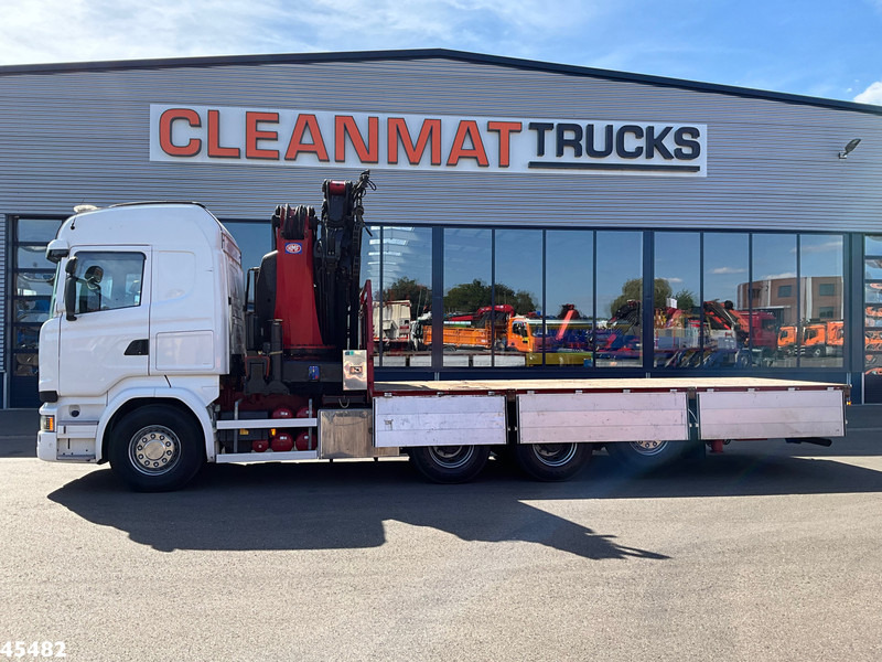 Scania R 490 8x4 Euro 6 Retarder HMF 60 Tonmeter laadkraan + Fly-Jib - 크레인 트럭 : 사진 4 Scania R 490 8x4 Euro 6 Retarder HMF 60 Tonmeter laadkraan + Fly-Jib - 크레인 트럭 : 사진 4