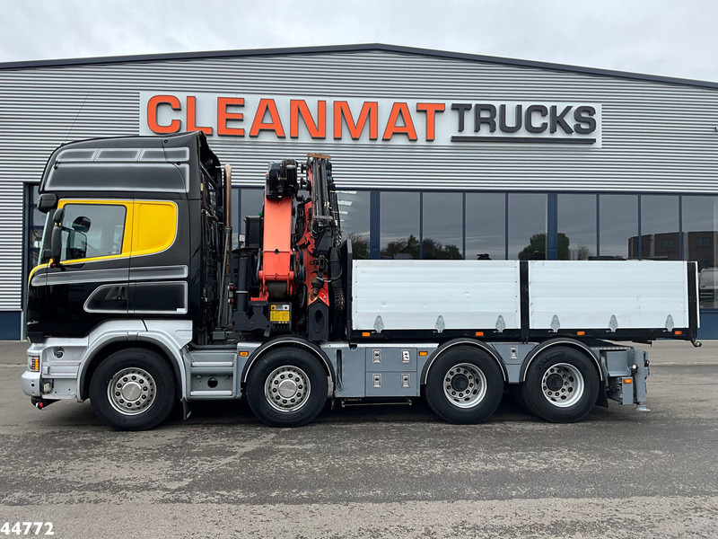 Scania R500 8x4 V8 Retarder Palfinger 53 Tonmeter laadkraan + Fly-Jib - 크레인 트럭 : 사진 2 Scania R500 8x4 V8 Retarder Palfinger 53 Tonmeter laadkraan + Fly-Jib - 크레인 트럭 : 사진 2