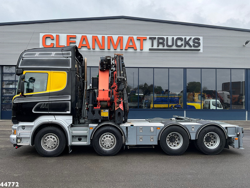 Scania R500 8x4 V8 Retarder Palfinger 53 Tonmeter laadkraan + Fly-Jib - 트랙터 유닛 : 사진 3 Scania R500 8x4 V8 Retarder Palfinger 53 Tonmeter laadkraan + Fly-Jib - 트랙터 유닛 : 사진 3