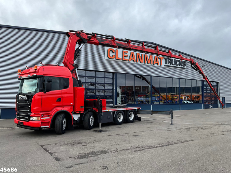 Scania R620 V8 8x4 Hiab 105 Ton/meter laadkraan + Fly-Jib! - 트랙터 유닛 : 사진 1 Scania R620 V8 8x4 Hiab 105 Ton/meter laadkraan + Fly-Jib! - 트랙터 유닛 : 사진 1