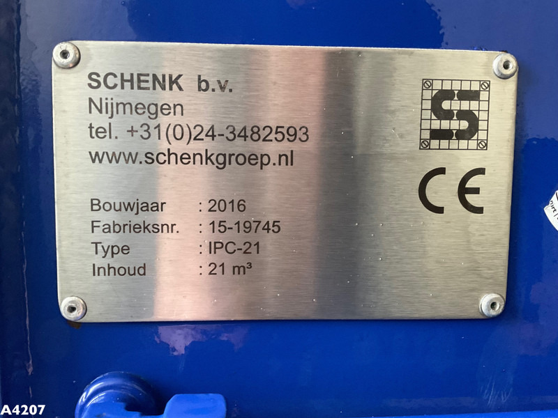 Schenk perscontainer IPC-21 21m3 - 롤오프 컨테이너 : 사진 5 Schenk perscontainer IPC-21 21m3 - 롤오프 컨테이너 : 사진 5