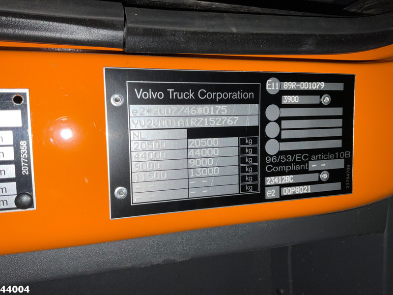 스킵 로더 트럭 Volvo FE 320 Euro 6 VDL 14 Ton portaalarmsysteem : 사진 17