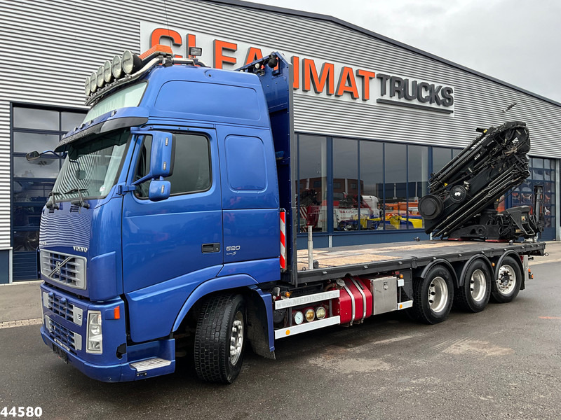 Volvo FH 520 8x4 Euro 5 Hiab 24 Tonmeter laadkraan + Fly-jib - 크레인 트럭 : 사진 2 Volvo FH 520 8x4 Euro 5 Hiab 24 Tonmeter laadkraan + Fly-jib - 크레인 트럭 : 사진 2