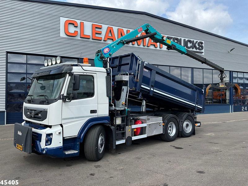 Volvo FM 330 6x2/6x4 Hydrodrive HMF 16 Tonmeter Z-kraan - 덤프트럭, 크레인 트럭 : 사진 1 Volvo FM 330 6x2/6x4 Hydrodrive HMF 16 Tonmeter Z-kraan - 덤프트럭, 크레인 트럭 : 사진 1
