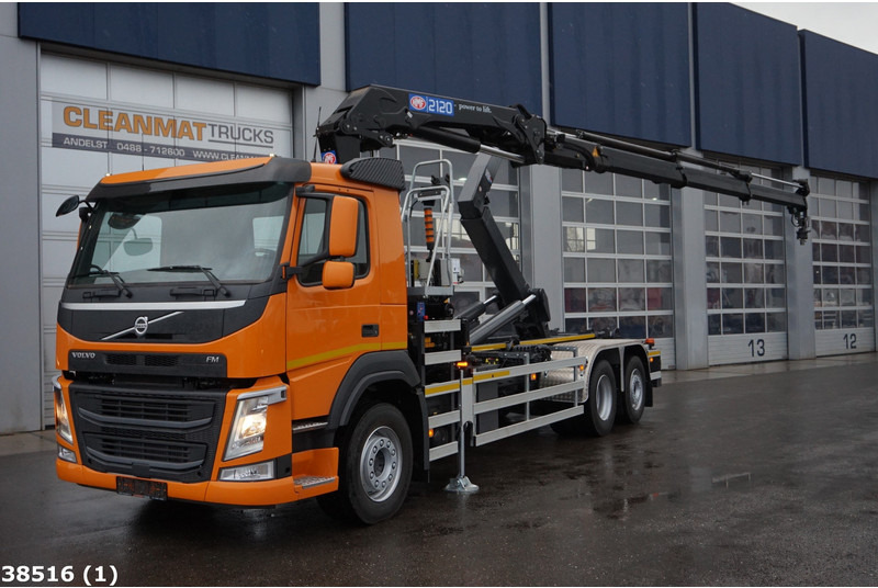 Volvo FM 410 HMF 21 Tonmeter laadkraan - 후크 리프트 트럭, 크레인 트럭 : 사진 1 Volvo FM 410 HMF 21 Tonmeter laadkraan - 후크 리프트 트럭, 크레인 트럭 : 사진 1