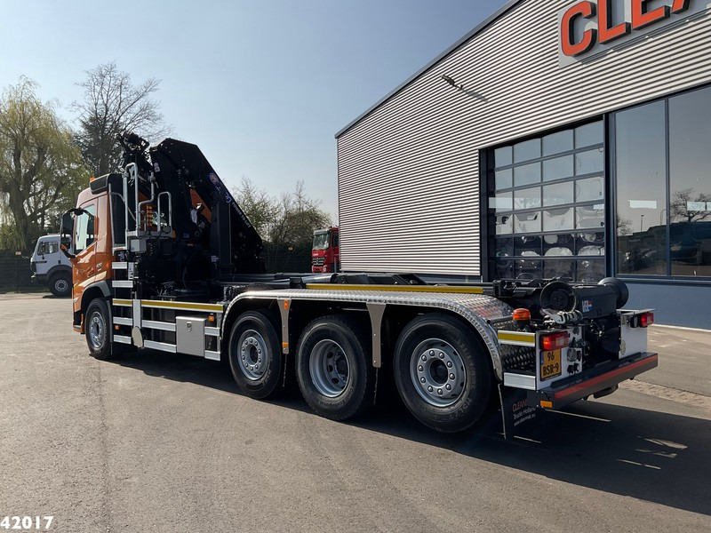 Volvo FM 420 8x2 HMF 28 Tonmeter laadkraan - 후크 리프트 트럭, 크레인 트럭 : 사진 2 Volvo FM 420 8x2 HMF 28 Tonmeter laadkraan - 후크 리프트 트럭, 크레인 트럭 : 사진 2