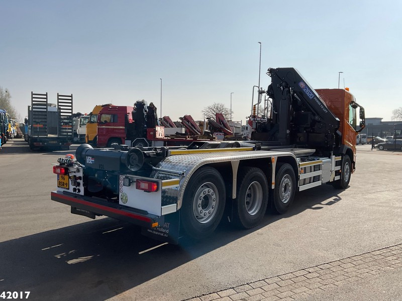 Volvo FM 420 8x2 HMF 28 Tonmeter laadkraan - 후크 리프트 트럭, 크레인 트럭 : 사진 4 Volvo FM 420 8x2 HMF 28 Tonmeter laadkraan - 후크 리프트 트럭, 크레인 트럭 : 사진 4