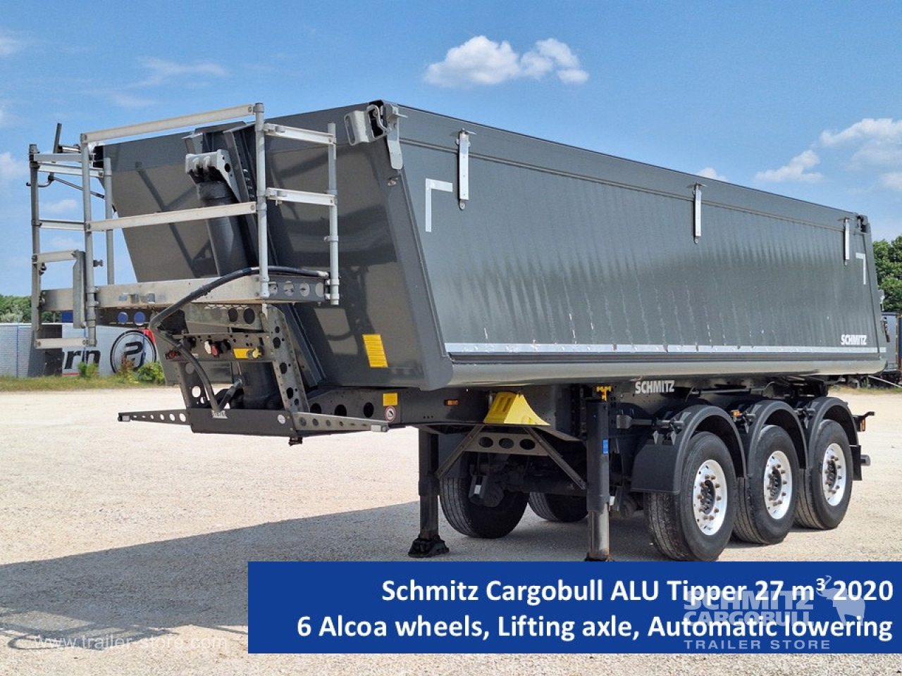 SCHMITZ Tipper Alu-square sided body 27m³ - 덤프 세미 트레일러 : 사진 1 SCHMITZ Tipper Alu-square sided body 27m³ - 덤프 세미 트레일러 : 사진 1