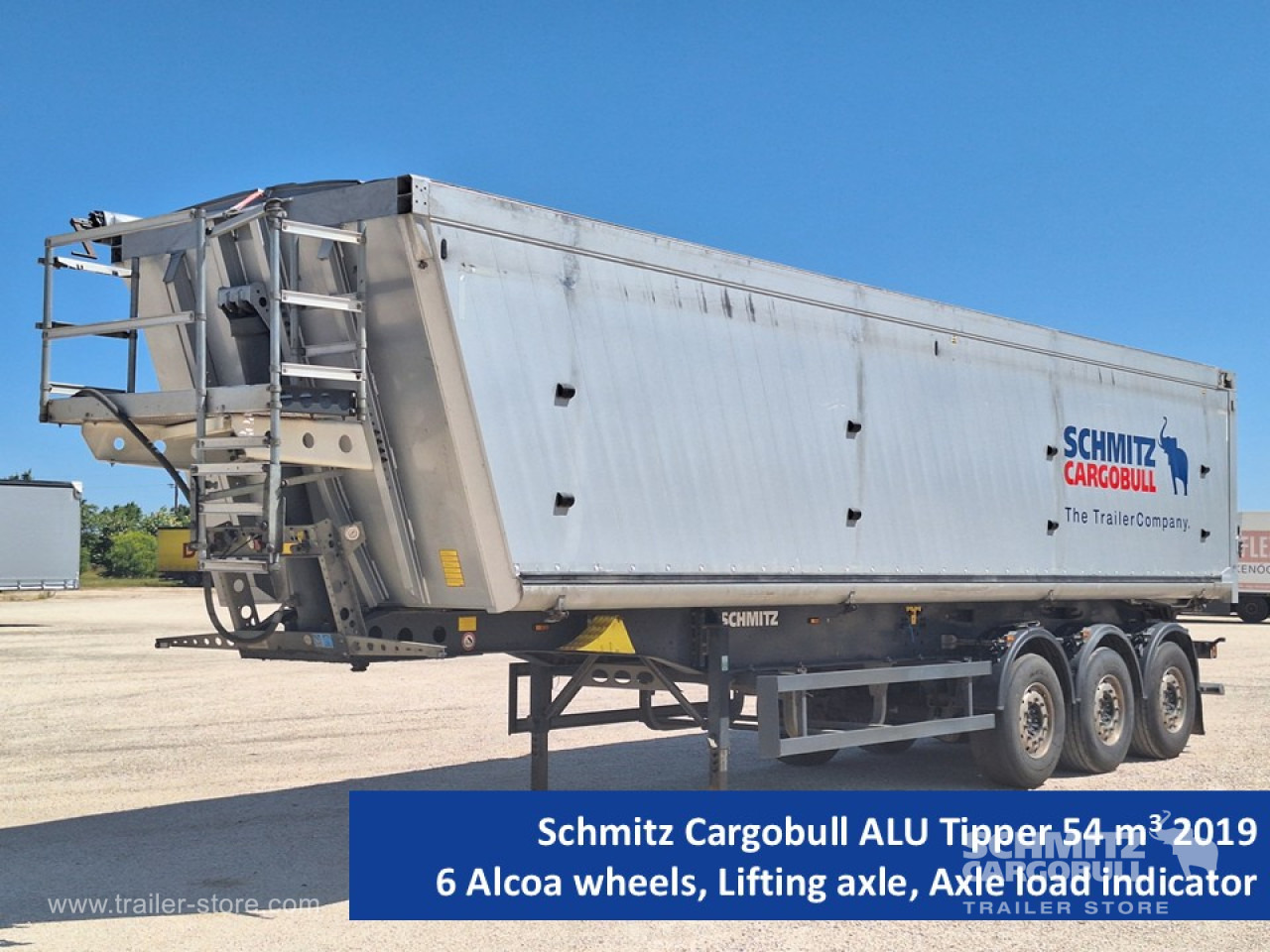SCHMITZ Tipper Alu-square sided body 54m³ - 덤프 세미 트레일러 : 사진 1 SCHMITZ Tipper Alu-square sided body 54m³ - 덤프 세미 트레일러 : 사진 1