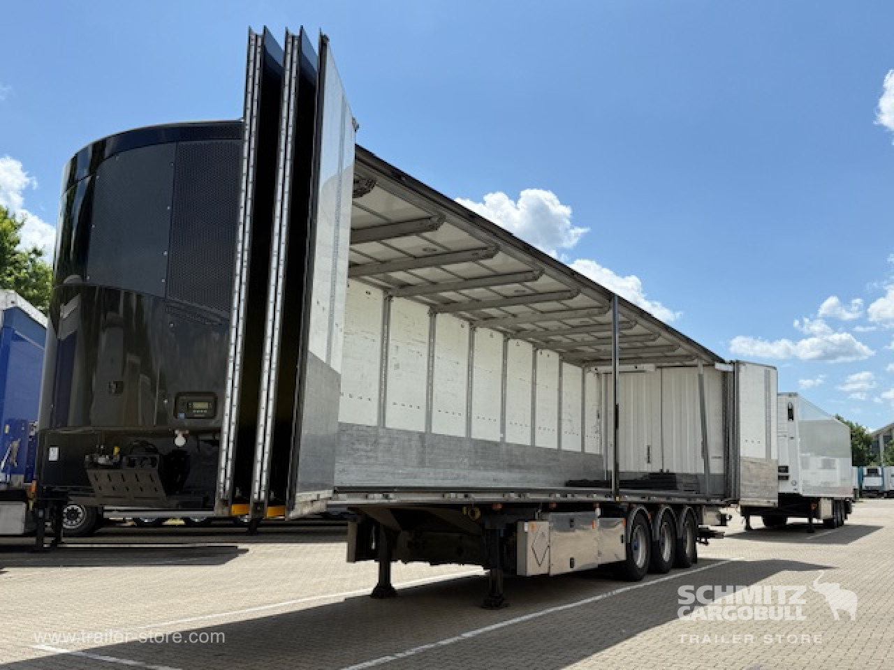 EKERI Oplegger Vries Vouw wand Double deck Taillift - 등온 세미 트레일러 : 사진 1 EKERI Oplegger Vries Vouw wand Double deck Taillift - 등온 세미 트레일러 : 사진 1