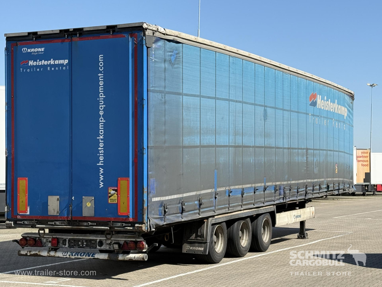 KRONE Oplegger Schuifzeil Mega - 커튼사이더 세미 트레일러 : 사진 1 KRONE Oplegger Schuifzeil Mega - 커튼사이더 세미 트레일러 : 사진 1