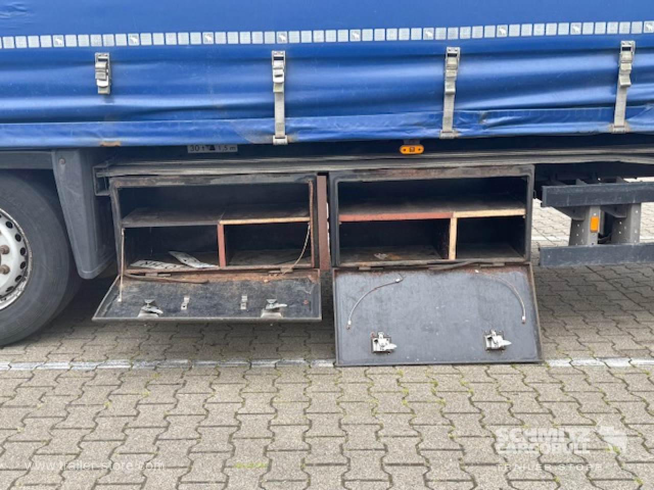 SCHMITZ Oplegger Schuifzeil Coil Forklift holder - 커튼사이더 세미 트레일러 : 사진 2 SCHMITZ Oplegger Schuifzeil Coil Forklift holder - 커튼사이더 세미 트레일러 : 사진 2