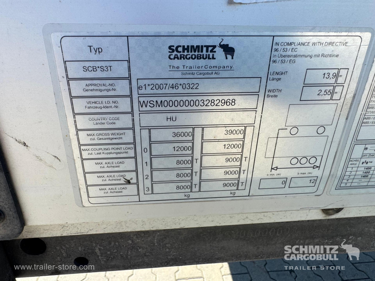 SCHMITZ Curtainsider Varios - 커튼사이더 세미 트레일러 : 사진 2 SCHMITZ Curtainsider Varios - 커튼사이더 세미 트레일러 : 사진 2