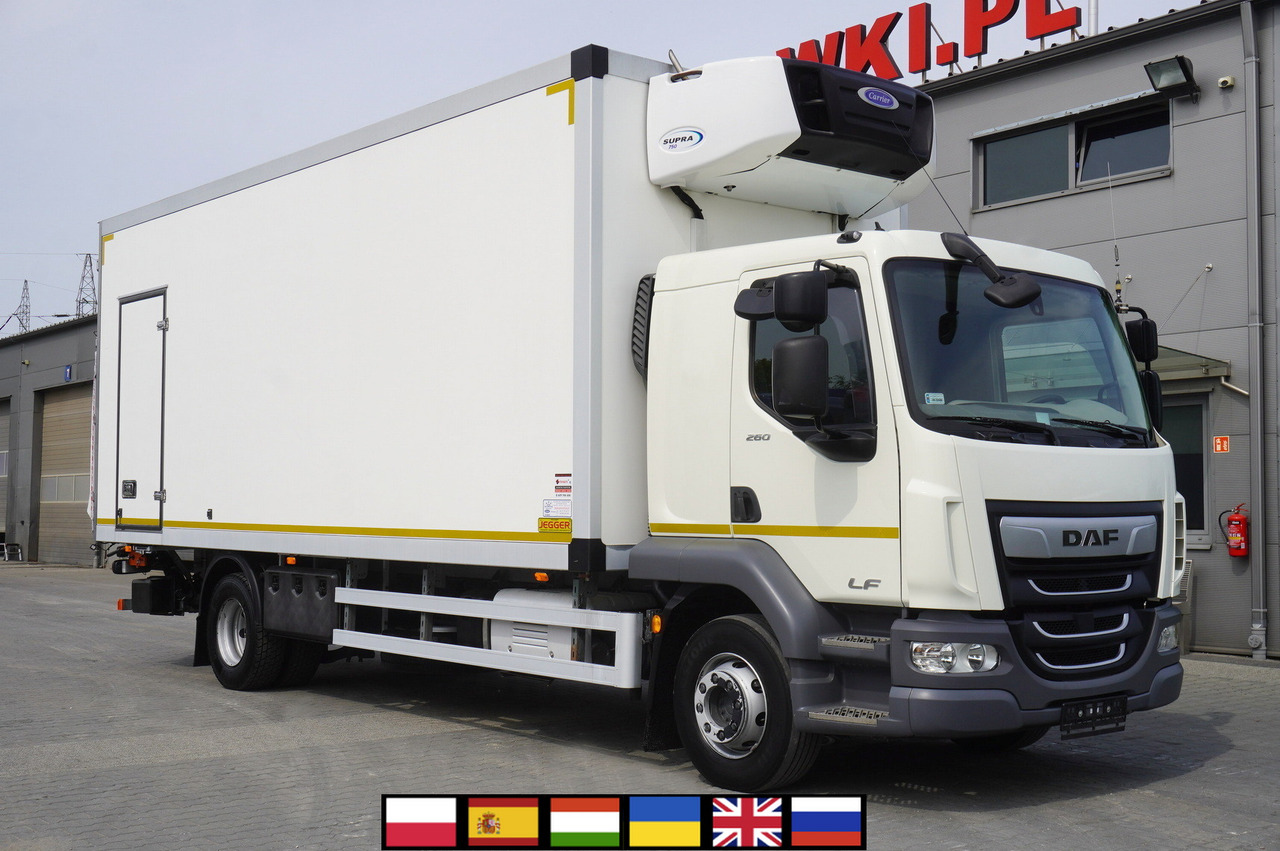 DAF LF 16.260 / Jegger Refrigerator / Carrier Supra 750 / DHOLLANDIA 1500 kg / Sleeper cab - 냉동탑차 : 사진 1 DAF LF 16.260 / Jegger Refrigerator / Carrier Supra 750 / DHOLLANDIA 1500 kg / Sleeper cab - 냉동탑차 : 사진 1