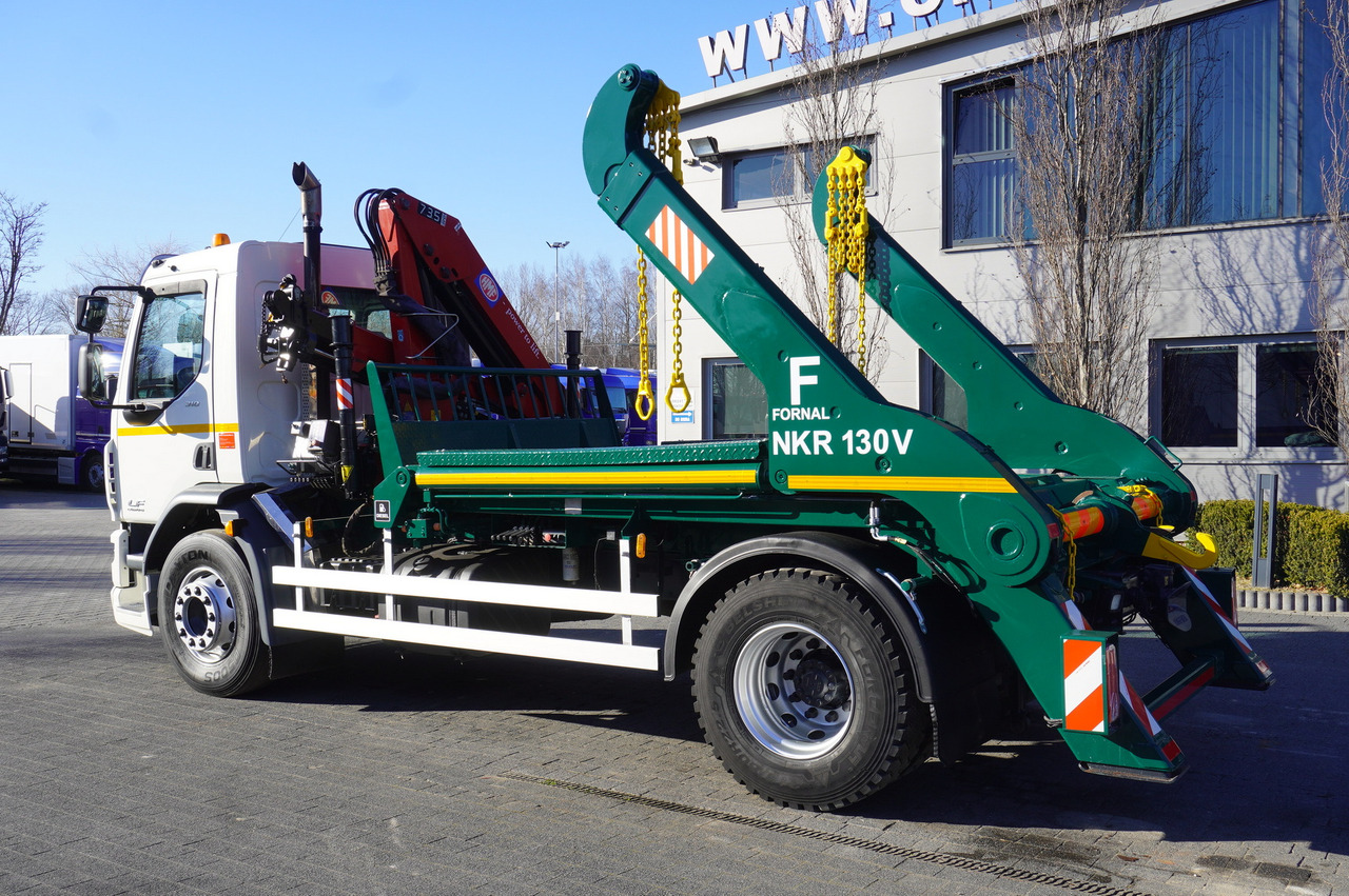 DAF LF 18.310 E6 / Skip loader Fornal NKR 130V / HDS HMF 735 K2 / Manual gearbox - 크레인 트럭 : 사진 5 DAF LF 18.310 E6 / Skip loader Fornal NKR 130V / HDS HMF 735 K2 / Manual gearbox - 크레인 트럭 : 사진 5