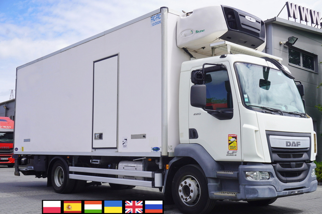 DAF LF 220 / Refrigerator 16 EPAL Multitemp / Carrier Supra 1150 MT / Palfinger 1500 kg - 냉동탑차 : 사진 1 DAF LF 220 / Refrigerator 16 EPAL Multitemp / Carrier Supra 1150 MT / Palfinger 1500 kg - 냉동탑차 : 사진 1