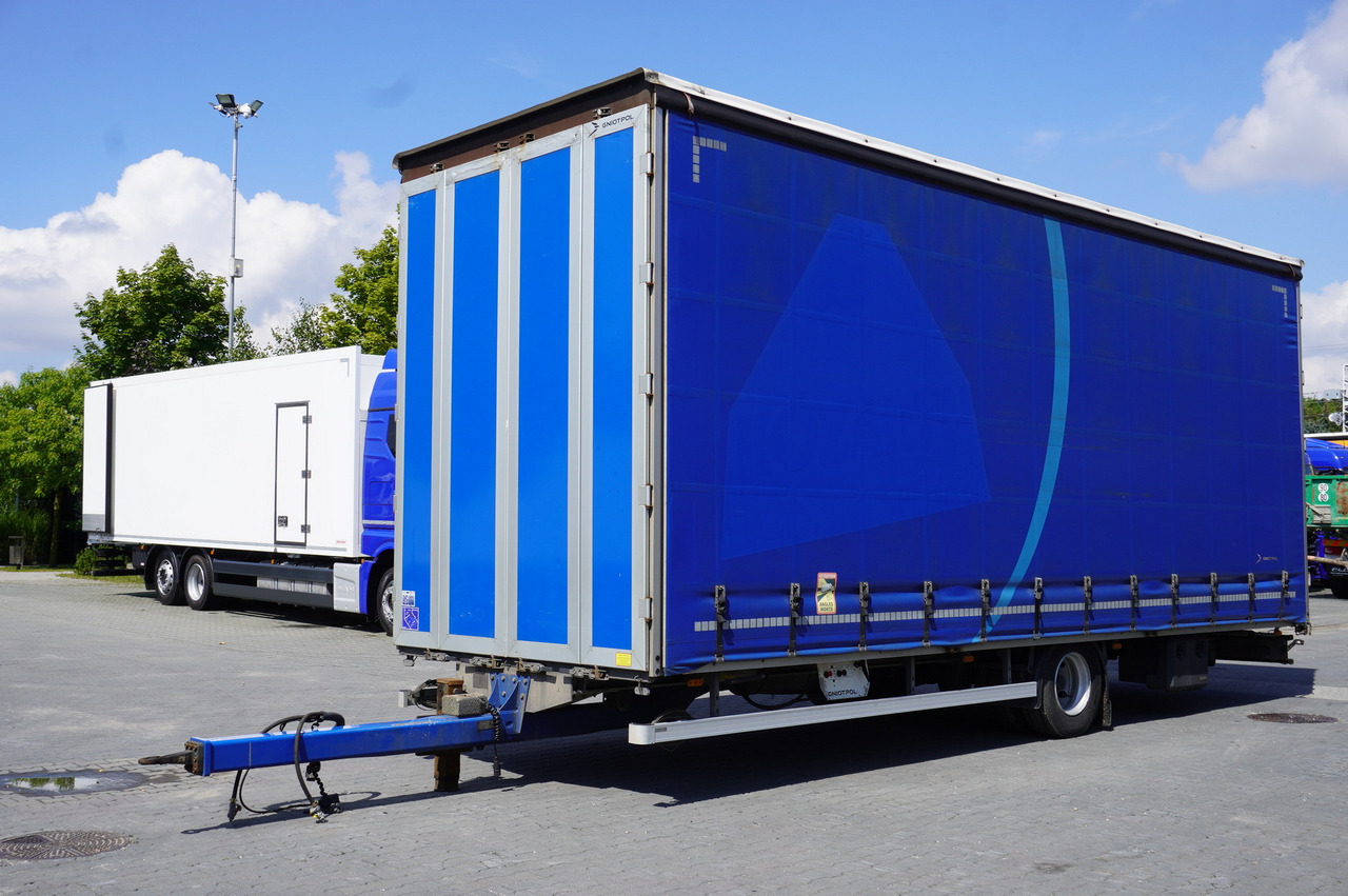 Gniotpol Tandem trailer Gniotpol / 10t / 2018 / 19 pallets - 커튼사이더 트레일러 : 사진 1 Gniotpol Tandem trailer Gniotpol / 10t / 2018 / 19 pallets - 커튼사이더 트레일러 : 사진 1