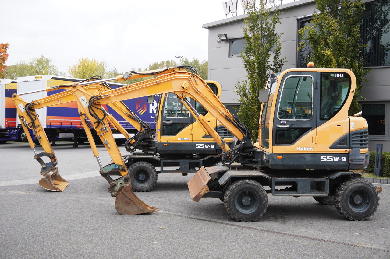 Hyundai Robex 55W-9 Wheeled Excavator 5.5t / 2pcs - 미니 굴삭기 : 사진 2 Hyundai Robex 55W-9 Wheeled Excavator 5.5t / 2pcs - 미니 굴삭기 : 사진 2
