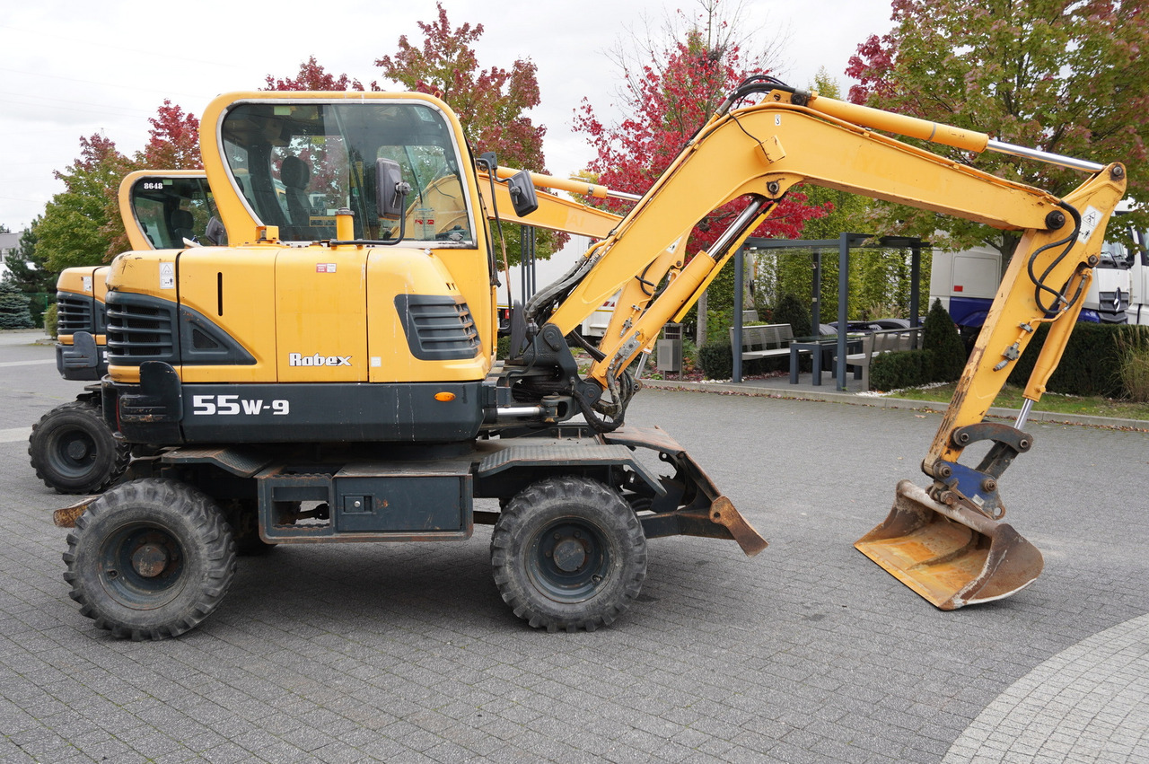 굴착기 Hyundai Robex 55W-9 Wheeled Excavator 5.5t / 2pcs : 사진 6