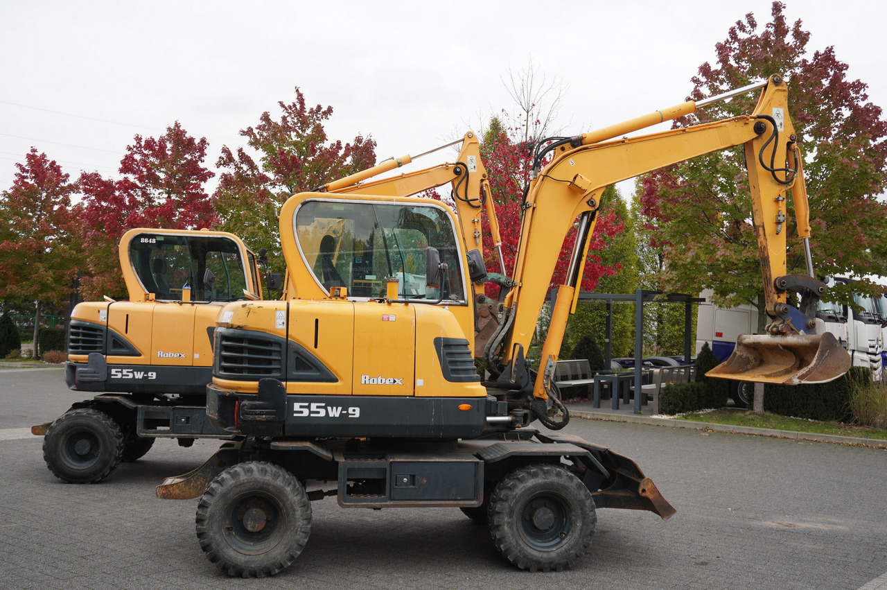 Hyundai Robex 55W-9 Wheeled Excavator 5.5t / 2pcs - 미니 굴삭기 : 사진 4 Hyundai Robex 55W-9 Wheeled Excavator 5.5t / 2pcs - 미니 굴삭기 : 사진 4