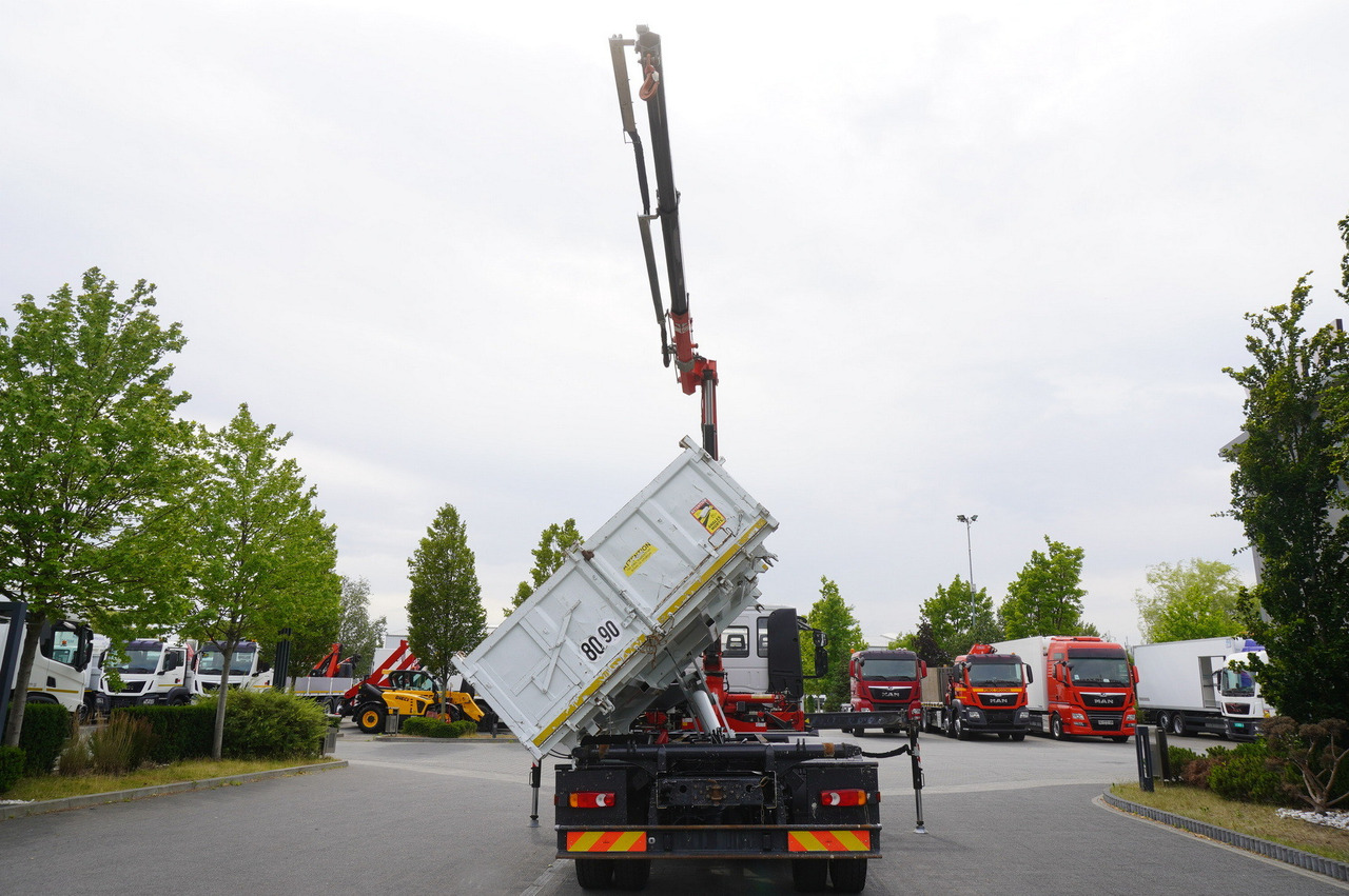 덤프트럭, 크레인 트럭 IVECO Eurocargo 160-250 / Fassi F95 crane / 120 tho. km / 3-sided tipper : 사진 7