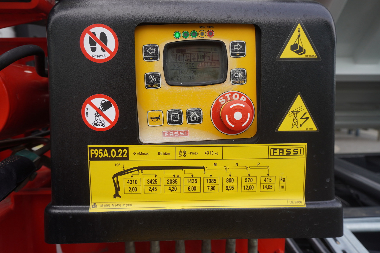덤프트럭, 크레인 트럭 IVECO Eurocargo 160-250 / Fassi F95 crane / 120 tho. km / 3-sided tipper : 사진 18